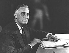 Fireside Chat with Franklin D. Roosevelt - OTR Picture